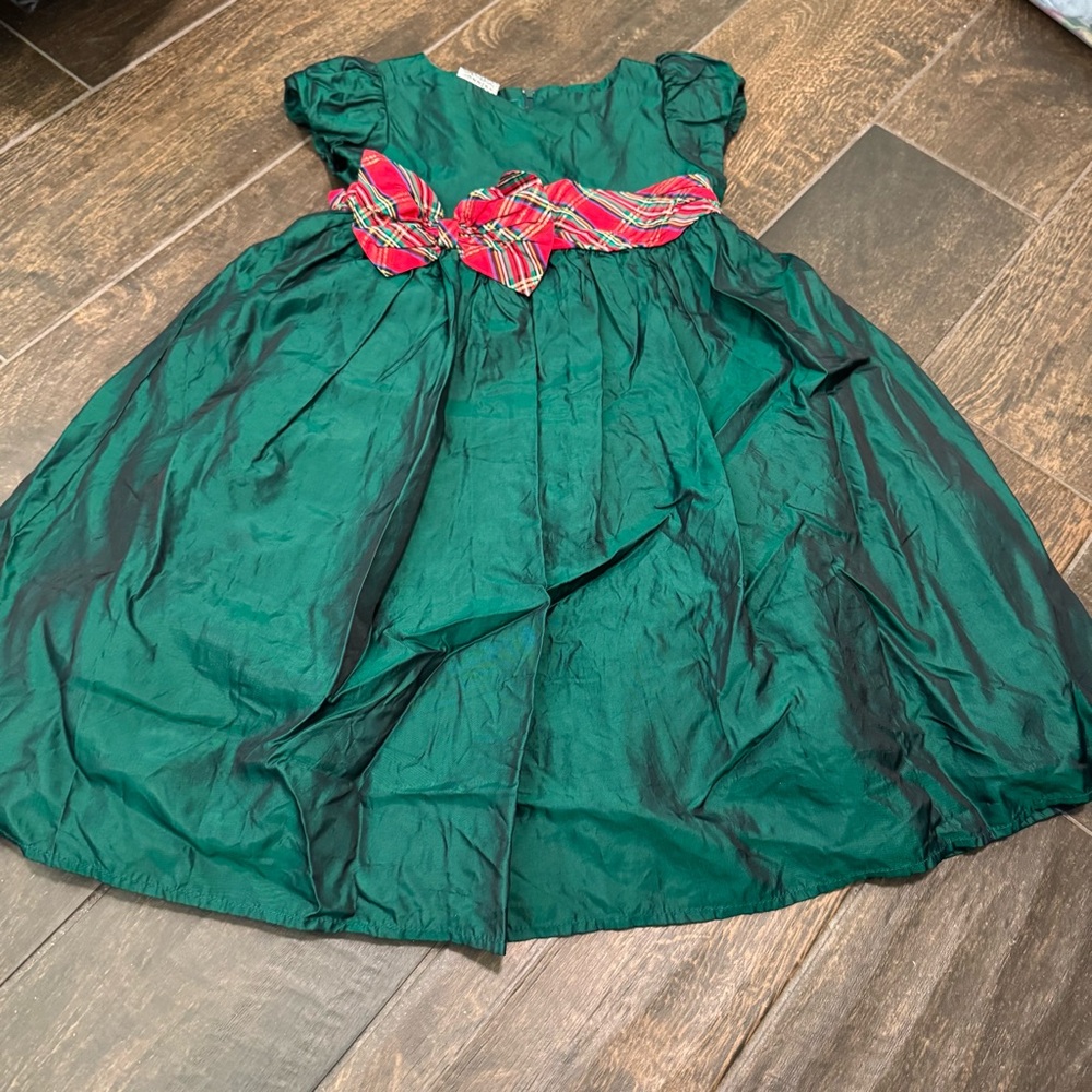 Vintage EUC Jenny Annie Dots Taffeta Special Occasion Dress